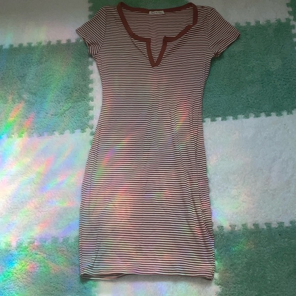 Light Brown and white dress - Picture 1 of 1